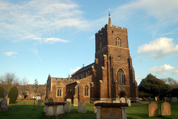 The church from the north-west April 2010